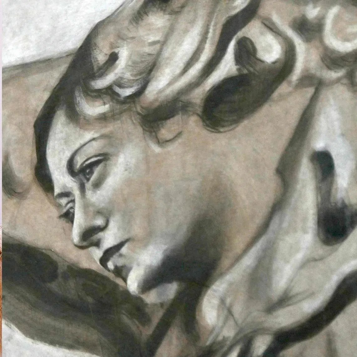 A restored chapel fresco in Rome's San Lorenzo in Lucina basilica resembles Italian Prime Minister Giorgia Meloni.