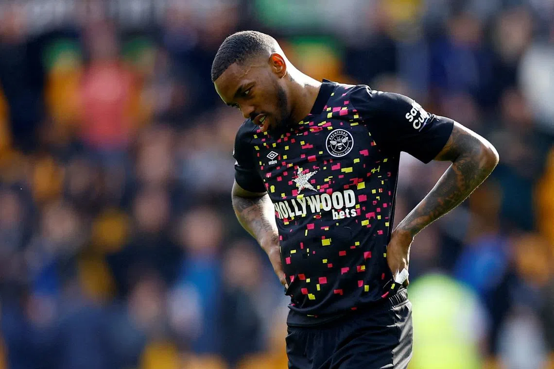Brentford's Ivan Toney will not be able to play for club or country until Jan 16, 2024.