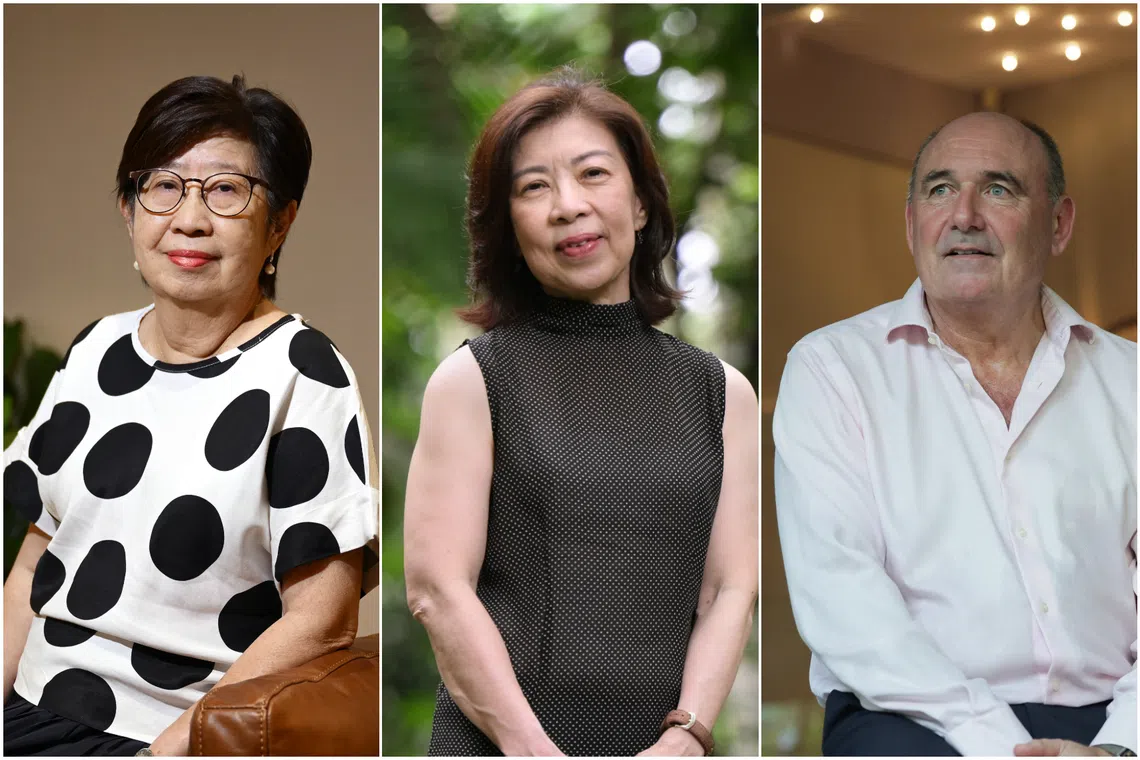 (From left) Mrs Chan Li Leng, Madam Sri Rahaju Djawoto and Mr Andrew Carmichael have found ways to cope with the emotional toll of living with cancer.