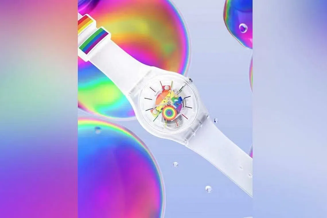 Malaysia's home affairs ministry confiscated over 100 watches from Swatch's Pride Collection on May 13 and 14.