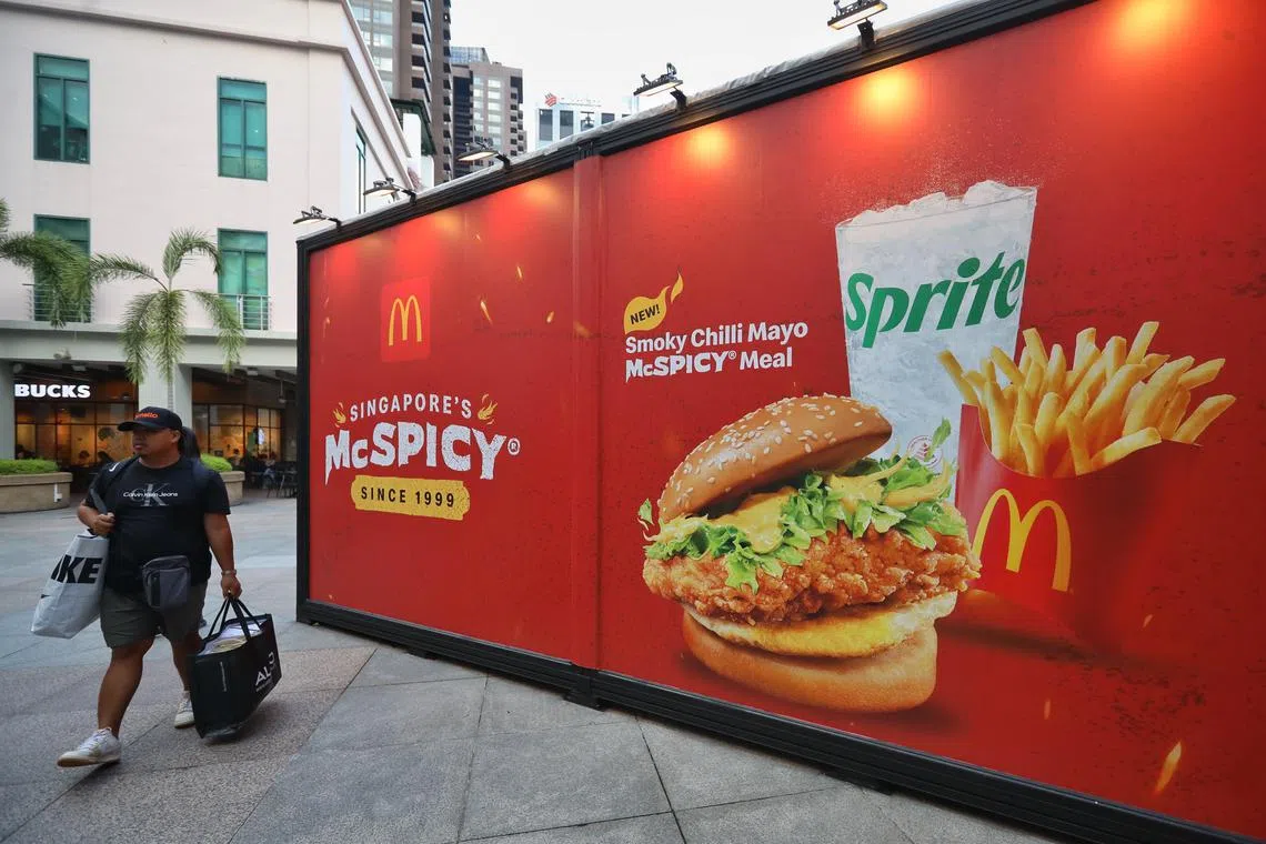 McDonald's Singapore opened a temporary McSpicy Museum at Bugis Junction to celebrate the burger's 26th anniversary.