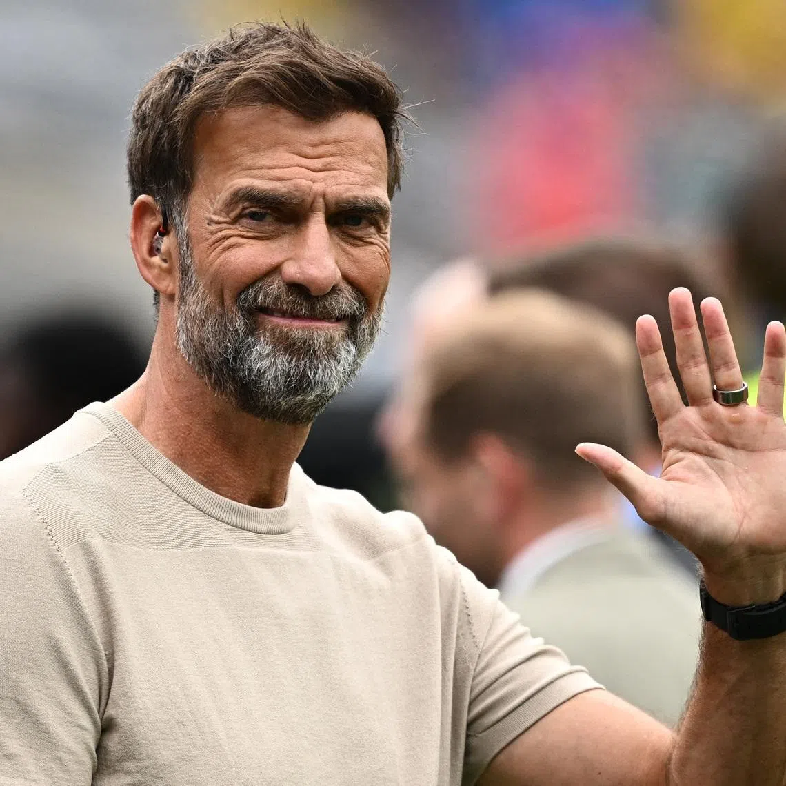 Soccer Football - FIFA World Cup 2026 - Round of 16 - Brazil v Norway - New York New Jersey Stadium, East Rutherford, New Jersey, U.S. - July 5, 2026 Red Bull's Global Head of Soccer Juergen Klopp before the match REUTERS/Dylan Martinez