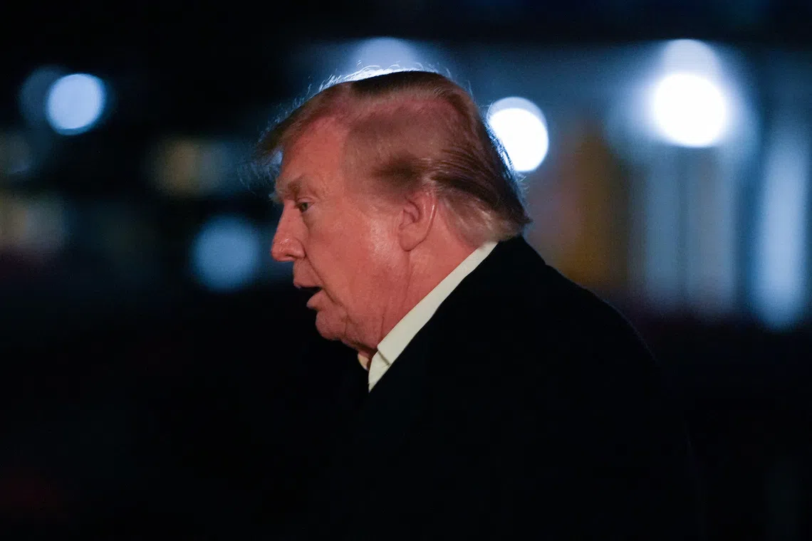 US President Donald Trump walks across the South Lawn while returning to the White House after traveling to South Carolina, in Washington, DC, US, October 21, 2026. REUTERS/Nathan Howard
