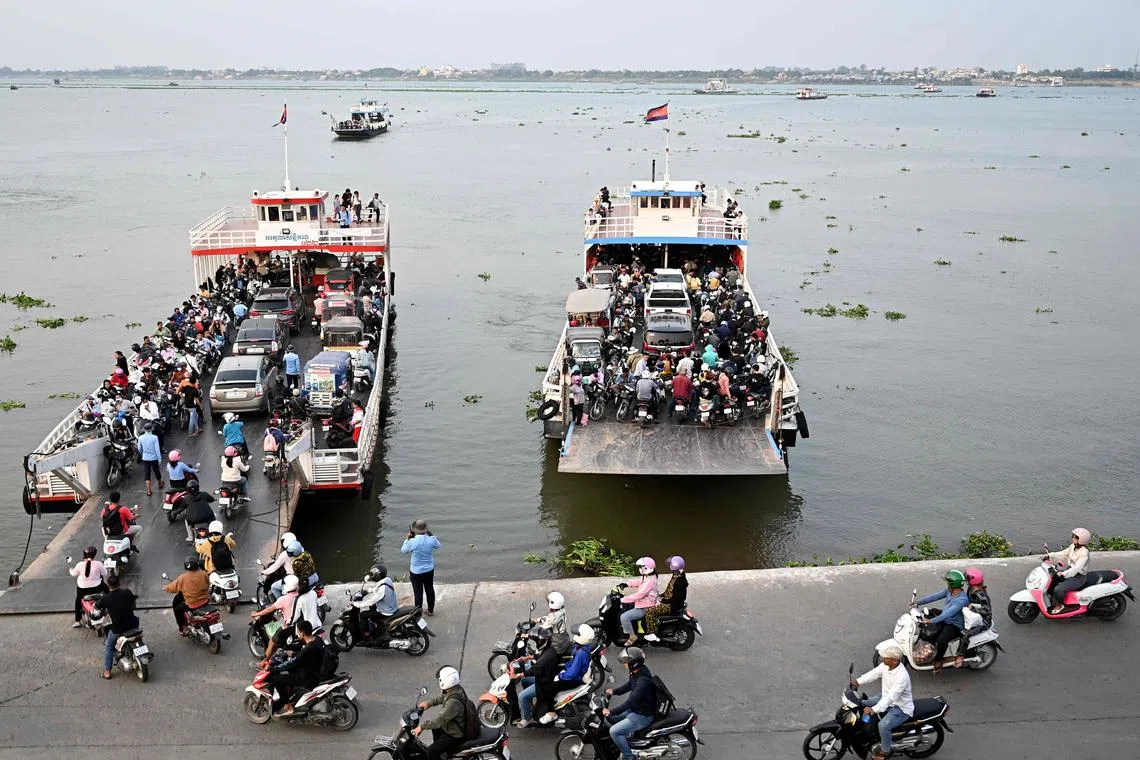 The 100-m wide, 5.4-m deep navigation canal aims to connect Phnom Penh’s inland port near the Mekong River to the country’s coast.