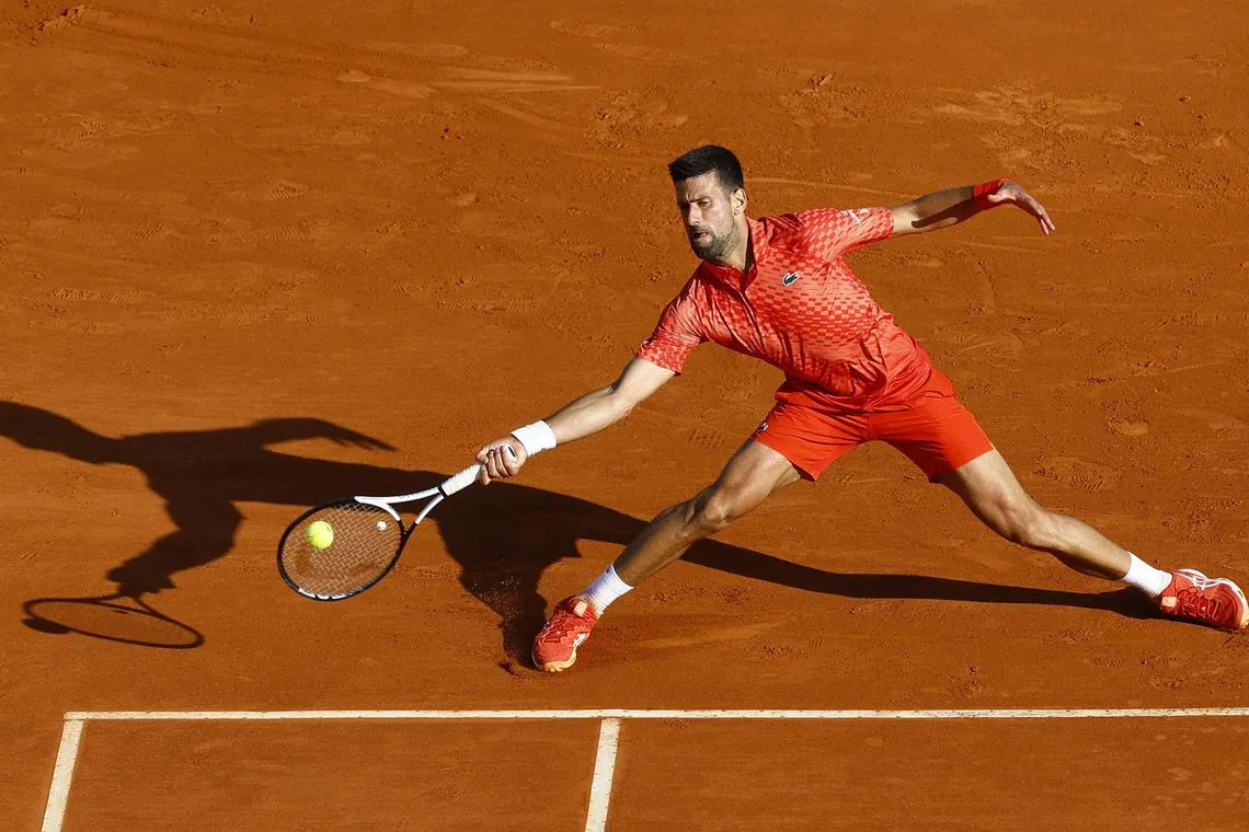 Novak Djokovic believes that he is stuggling a bit on clay and hopes to get back to his best soon.