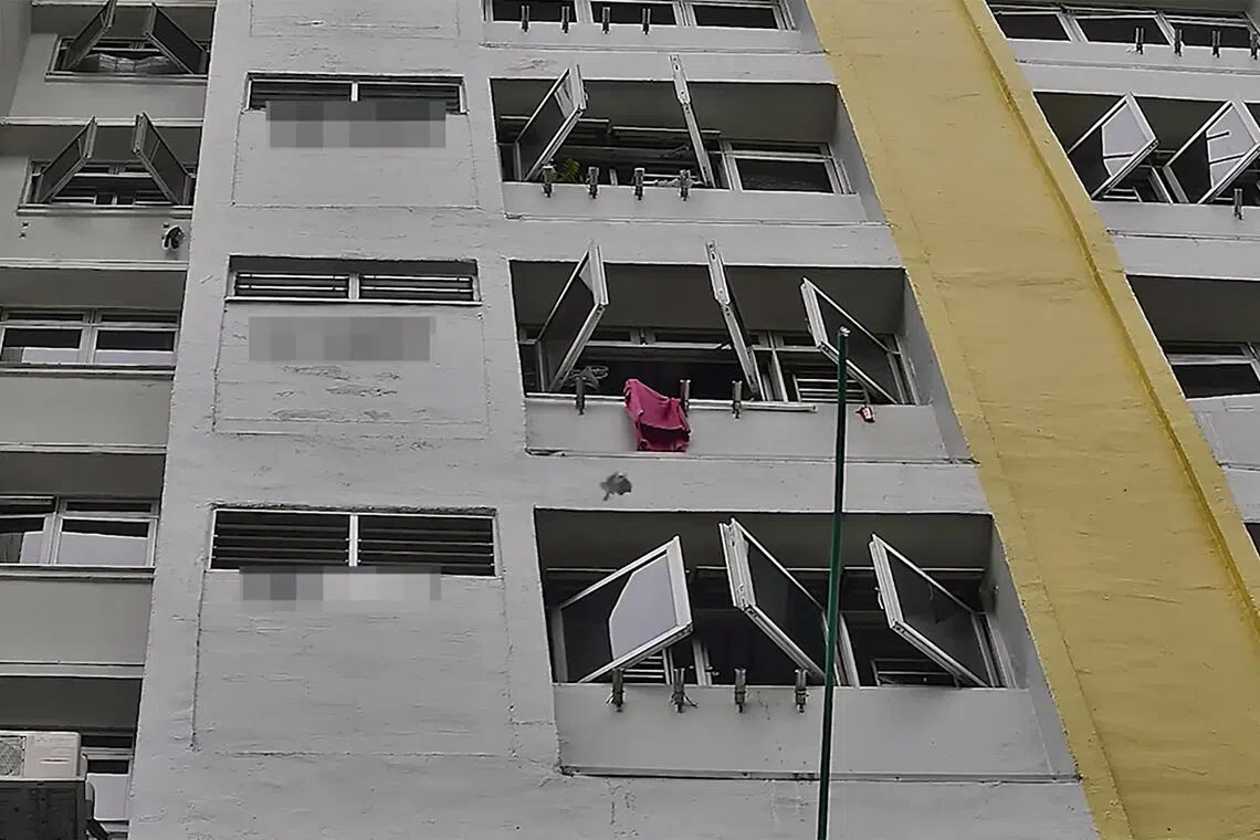 An offender was fined $2,800 after being caught on surveillance cameras littering from a unit multiple times within a two-week period.