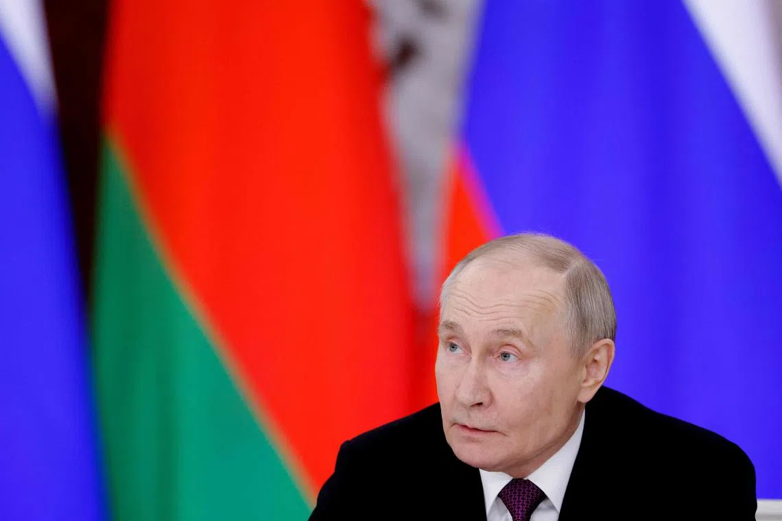 Russian President Vladimir Putin has listed a number of obstacles standing in the way of a ceasefire with Ukraine.
