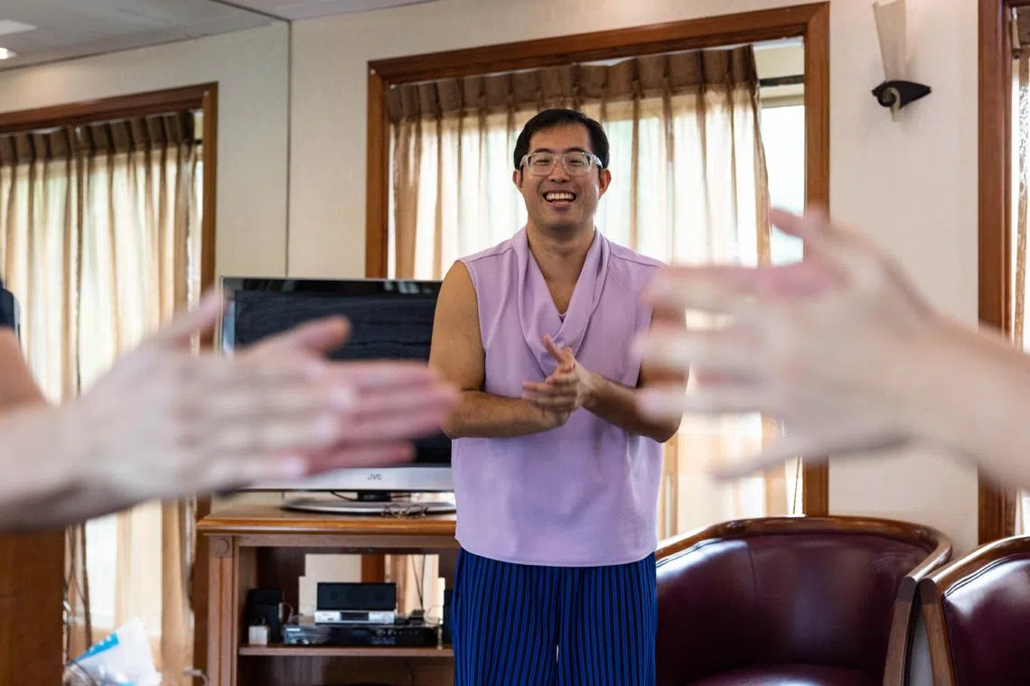 Mr Eugene Chow gave up a job that checked all the typical boxes of success for a more unconventional pathway in the performing arts.