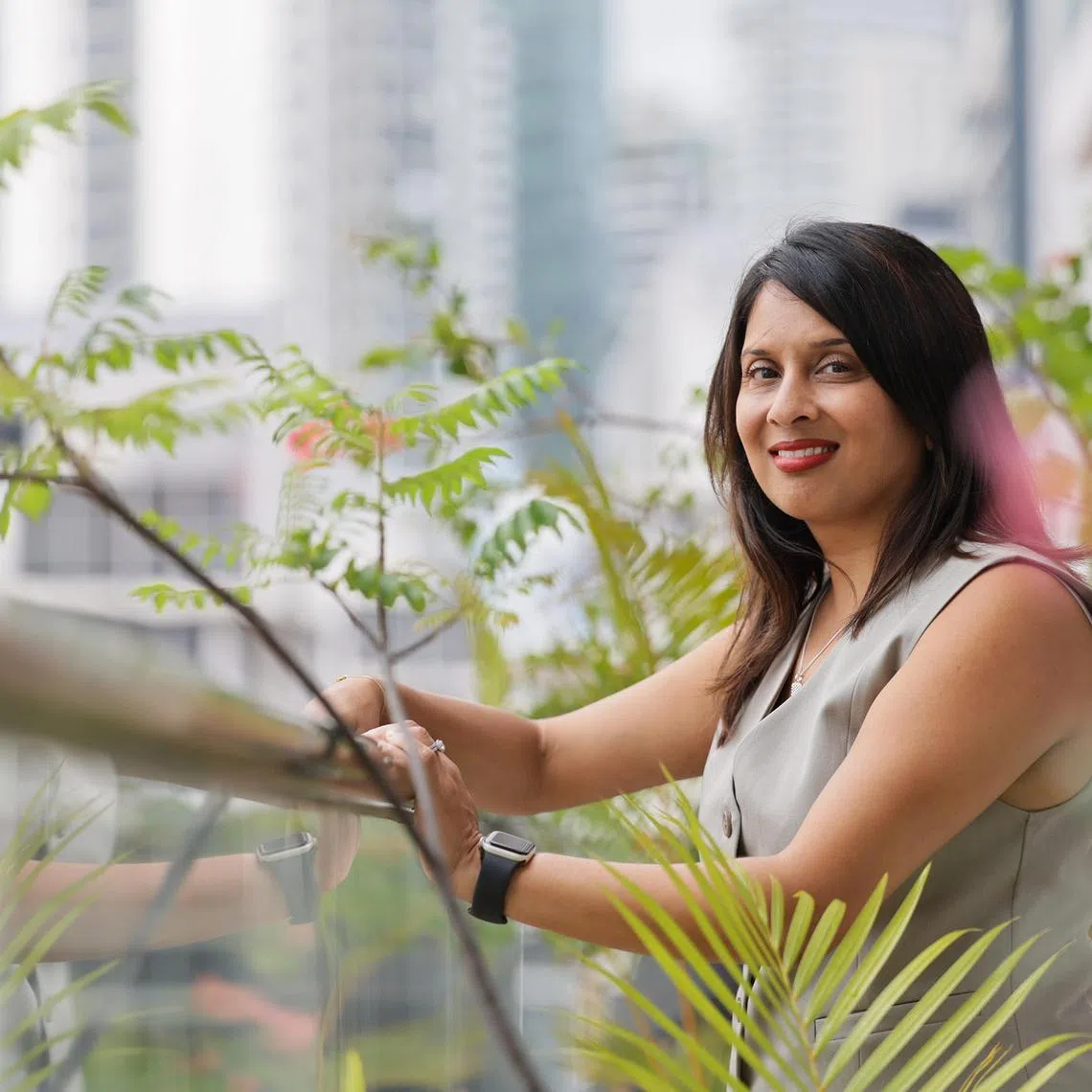 ST20241015_202455800829: Gin Tay/ jnlifecoach/ Jessica Novia/ Profile of Tina Padia 45, Life Coach and Fertility Coach, at her River Valley home on Oct 15, 2024.