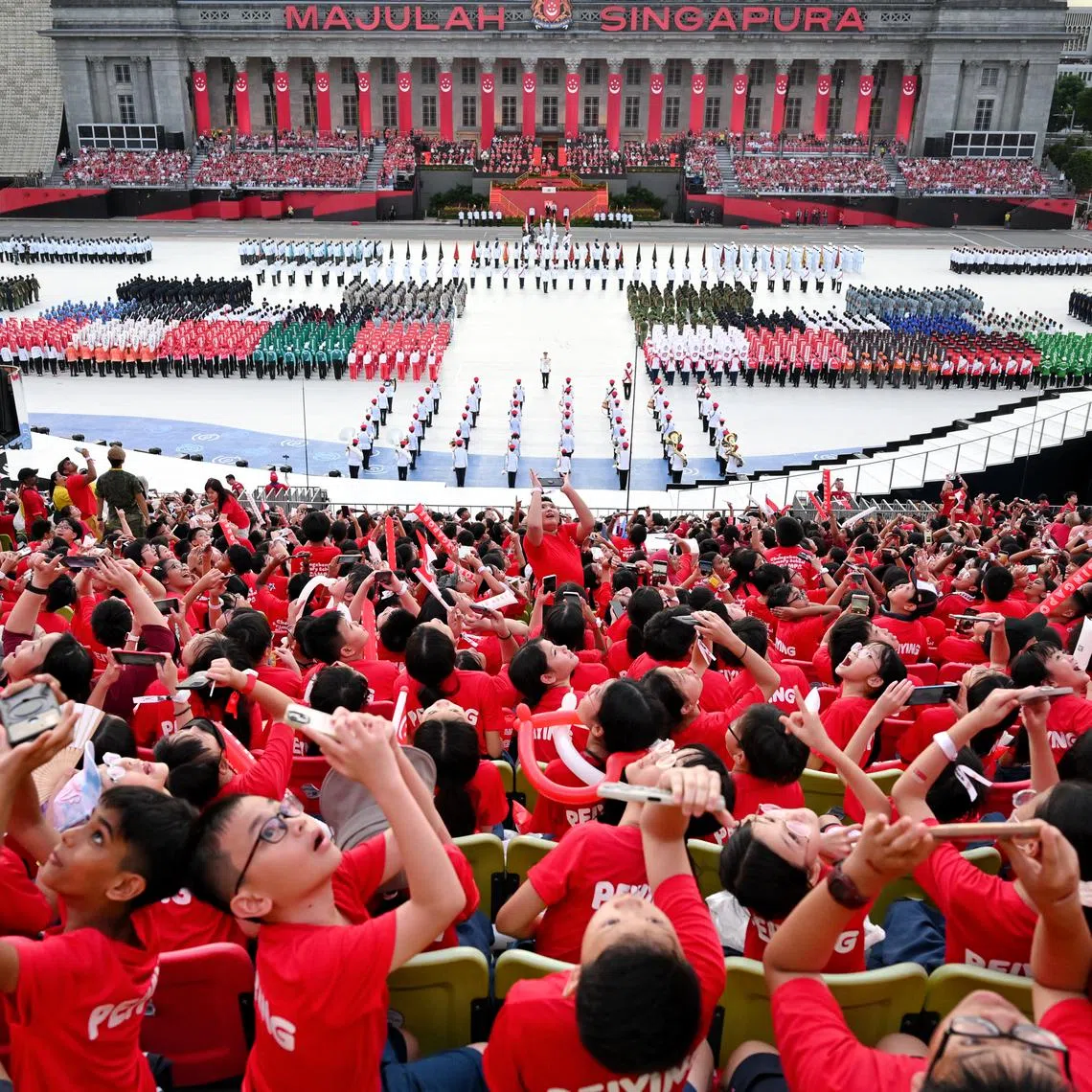The pupils came from more than 70 schools across Singapore.