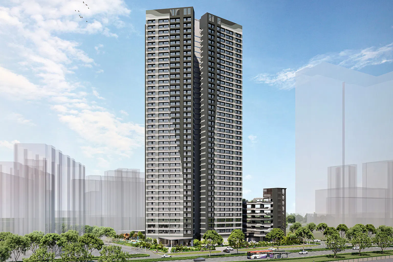 Crawford Heights will feature Singapore’s first open-concept “white flats” 