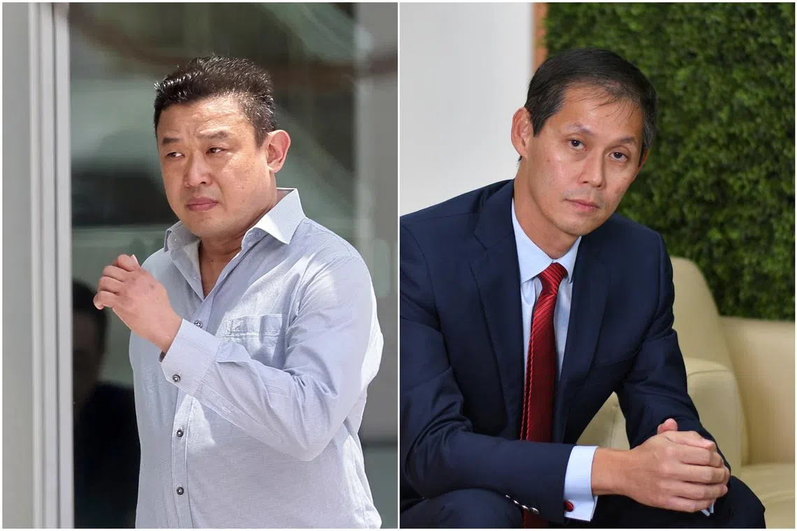 According to sentencing documents, William Teo Thiam Chuan (left) played a “critical” role in the market-rigging scheme, which the prosecution alleged was masterminded by Goh Jin Hian.