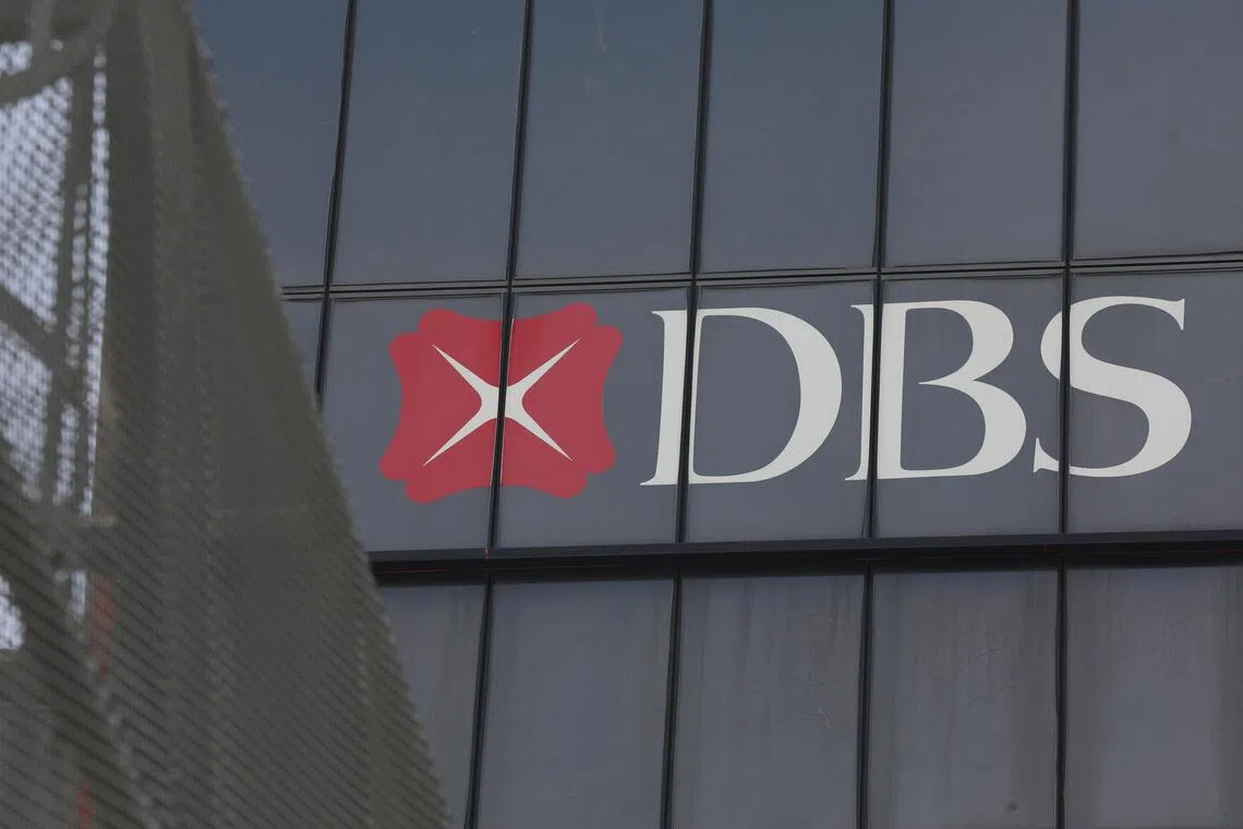 DBS, OCBC shares hit record highs, while UOB lags behind due to China property risks