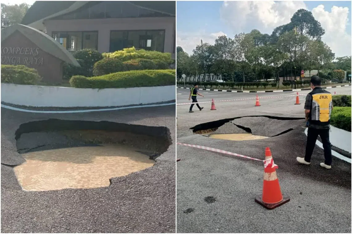 The incident occurred at the area between the entrance and exit of the Bunga Raya Complex.