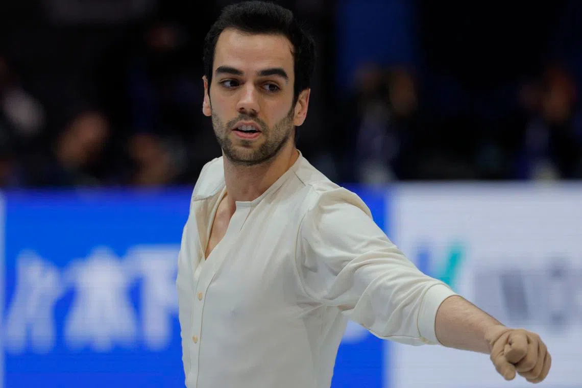 Figure Skating - ISU World Championships - TD Garden, Boston, Massachusetts, U.S. - March 29, 2025 Spain's Tomas-Llorenc Guarino Sabate performs during the men's free skating REUTERS/Brian Snyder/File Photo