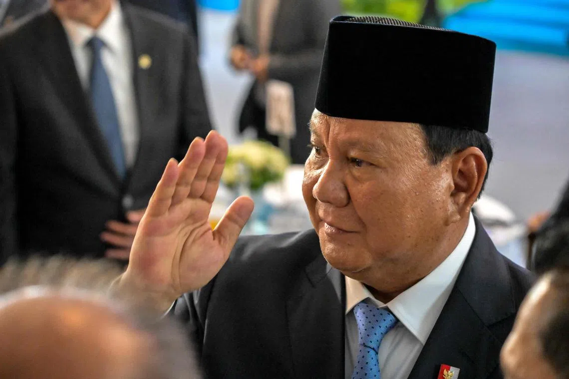 Mr Prabowo has enjoyed high approval ratings in his first few months in office, thanks to a populist agenda.