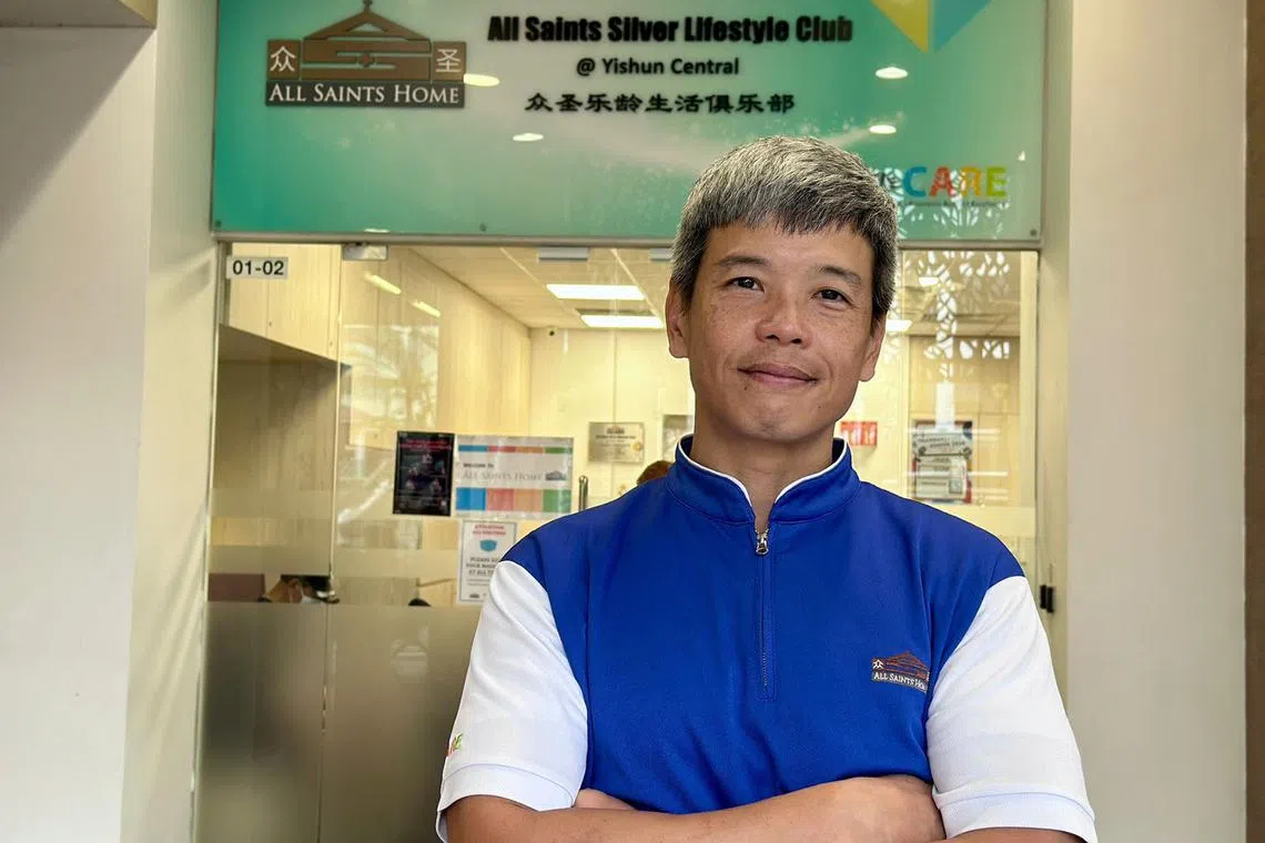 Mr Fabian Tan, 48, made a career switch to eldercare in 2022, after over 20 years in the logistics industry.