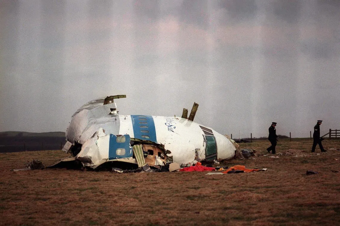 On Dec 21, 1988, Pan Am Flight 103 from London to New York was blown apart over the Scottish town of Lockerbie, killing all 259 people on board. 