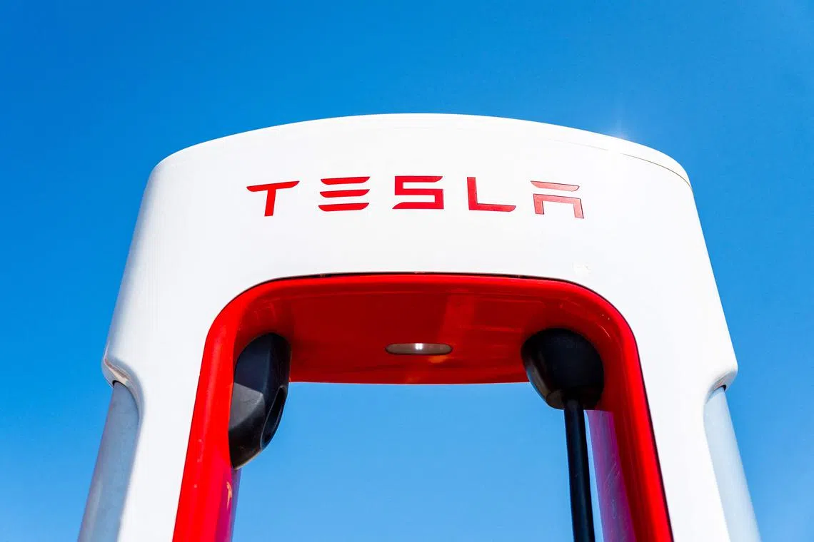 Tesla shares have swung wildly for most of this year and are up just 2 per cent so far.