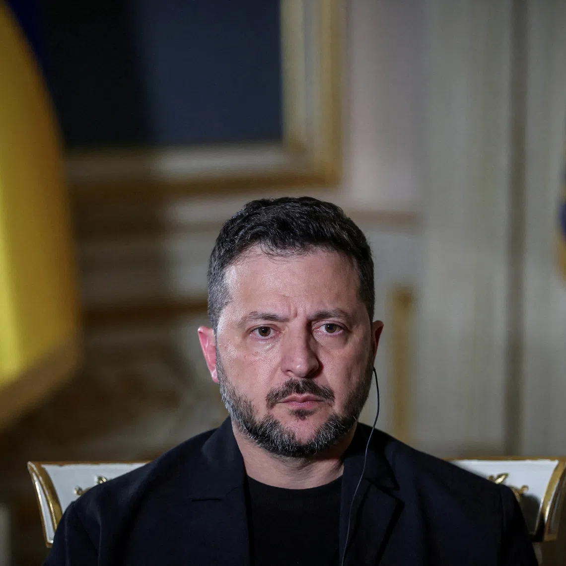 FILE PHOTO: Ukraine's President Volodymyr Zelenskiy appears at an interview with Reuters, amid Russia's attack on Ukraine, in Kyiv, Ukraine, October 2, 2026. REUTERS/Alina Smutko/File Photo