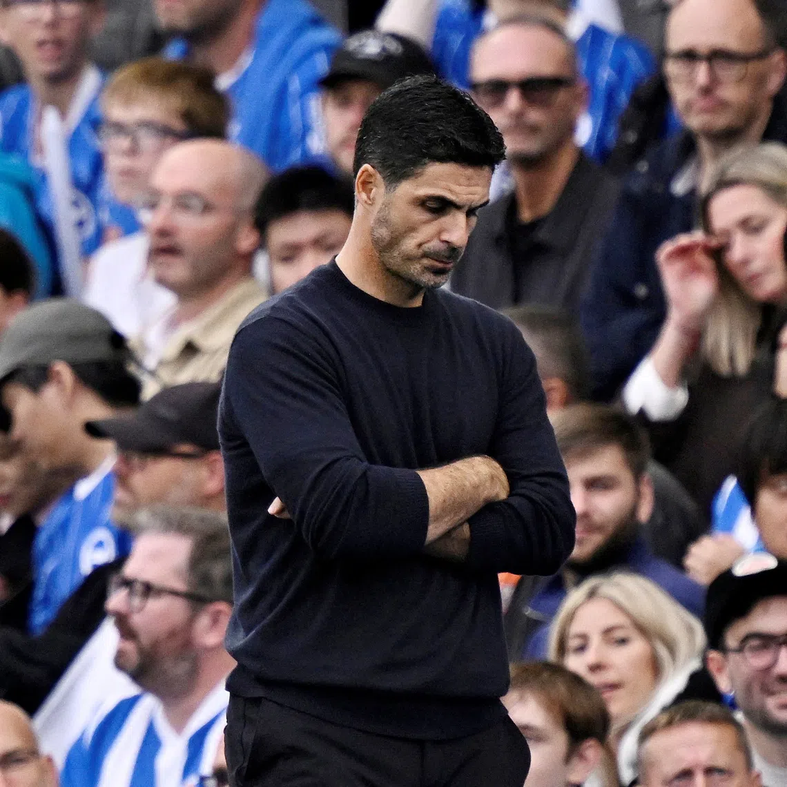 Mikel Arteta’s side were undone by a superb Brighton performance.