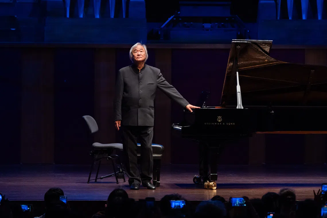 South Korean pianist Kun-woo Paik gave a solo recital on Nov 4 after his appearance with the Orchestra of Music Makers on Oct 31.