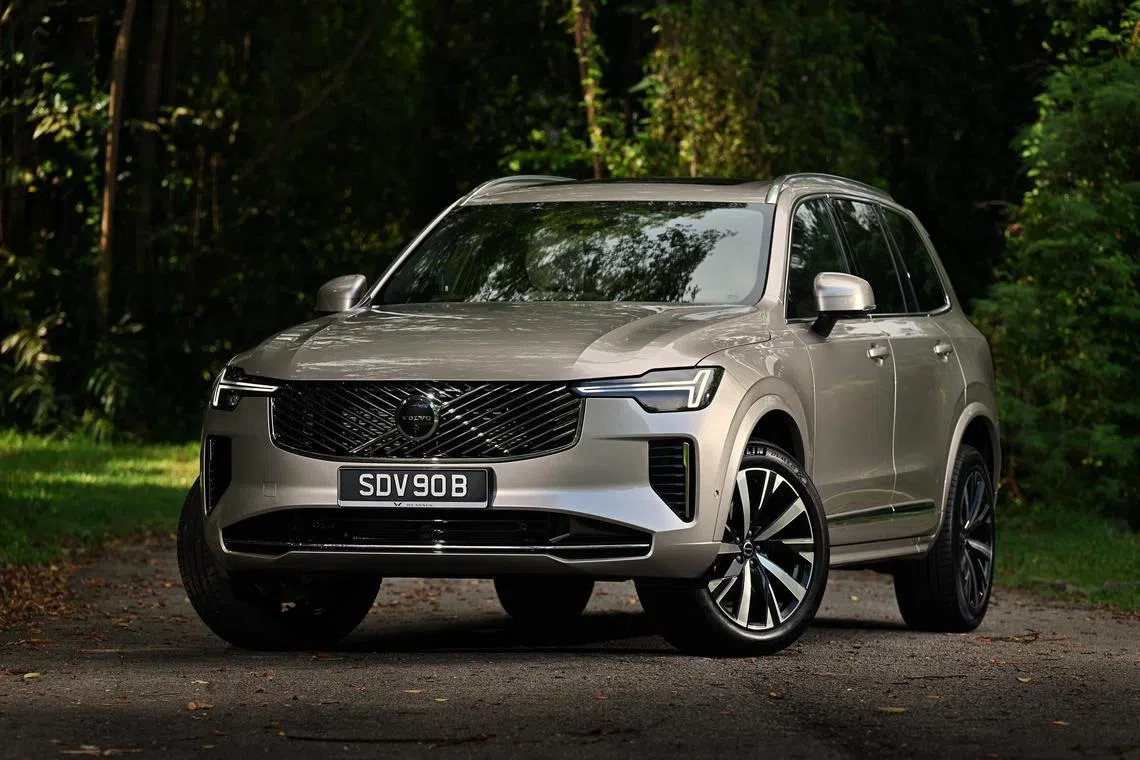 The Volvo XC90 photographed for Life Motoring review on April 1, 2025.