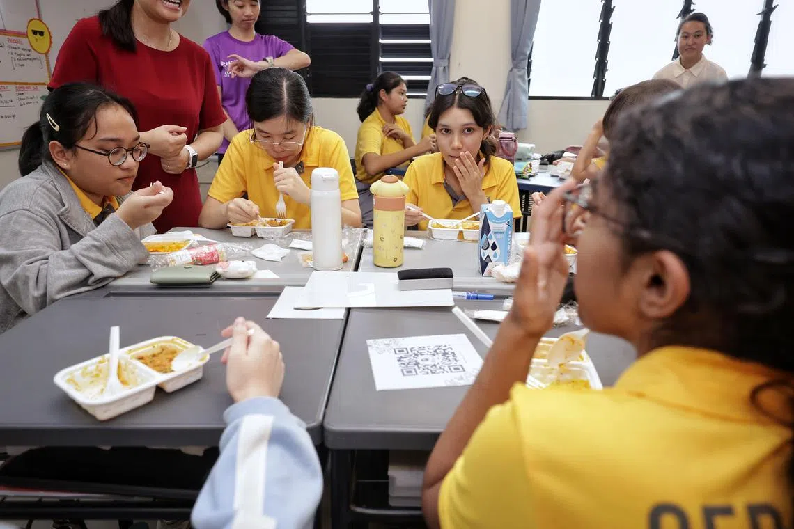Cedar Girls’ Secondary School was one of 40 secondary schools that got a taste of what a food emergency is like.