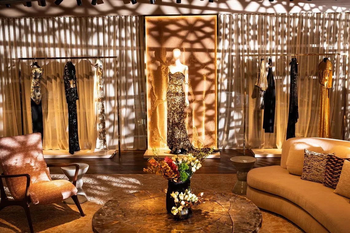 A space on the fifth floor, which is reserved for private clients at Louis Vuitton's temporary new store.