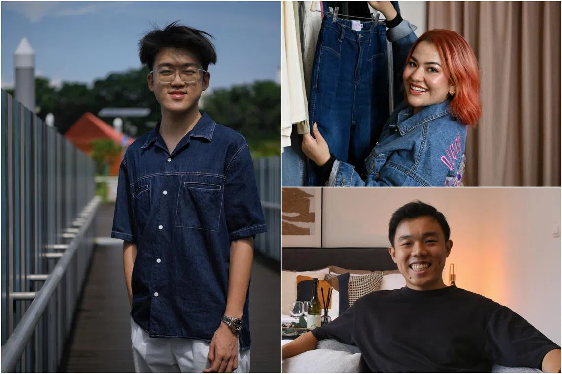 (Clockwise from left) Ryan Koh, Anda Chaudhry and Lenney Leong.