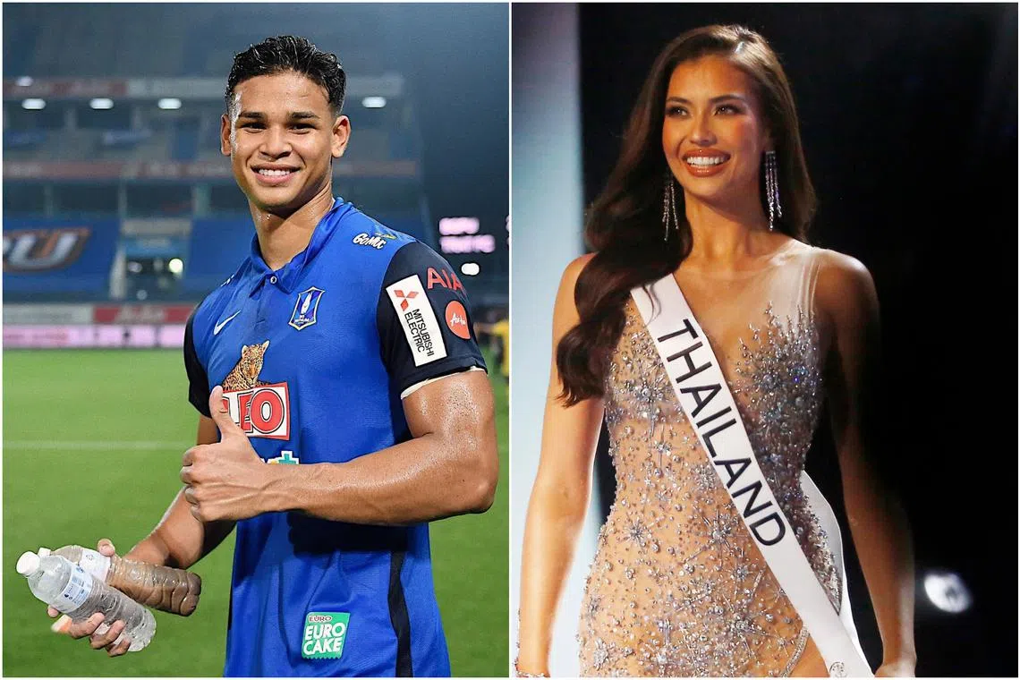 Thai media said Singaporean footballer Irfan Fandi and Danish-Thai model Anntonia Porsild began dating in 2020.