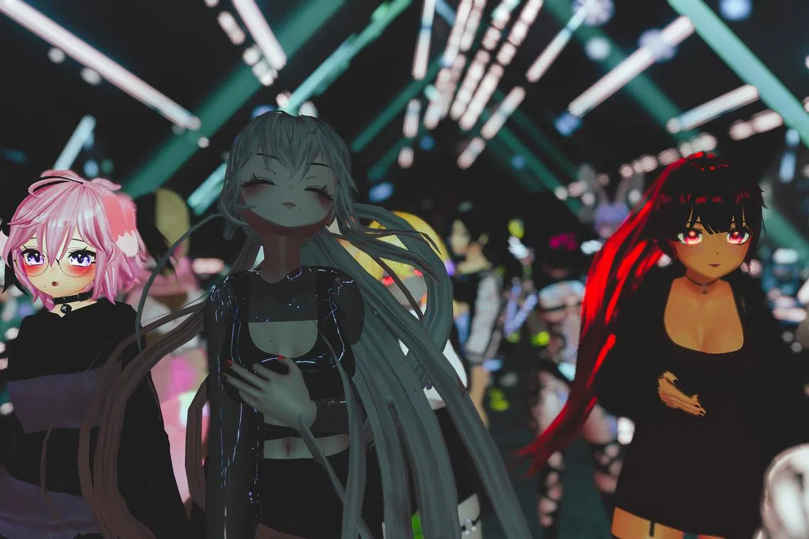 On VRChat, a video-game-like social platform that takes place in virtual reality, users can assume fantastical avatars of their own design.