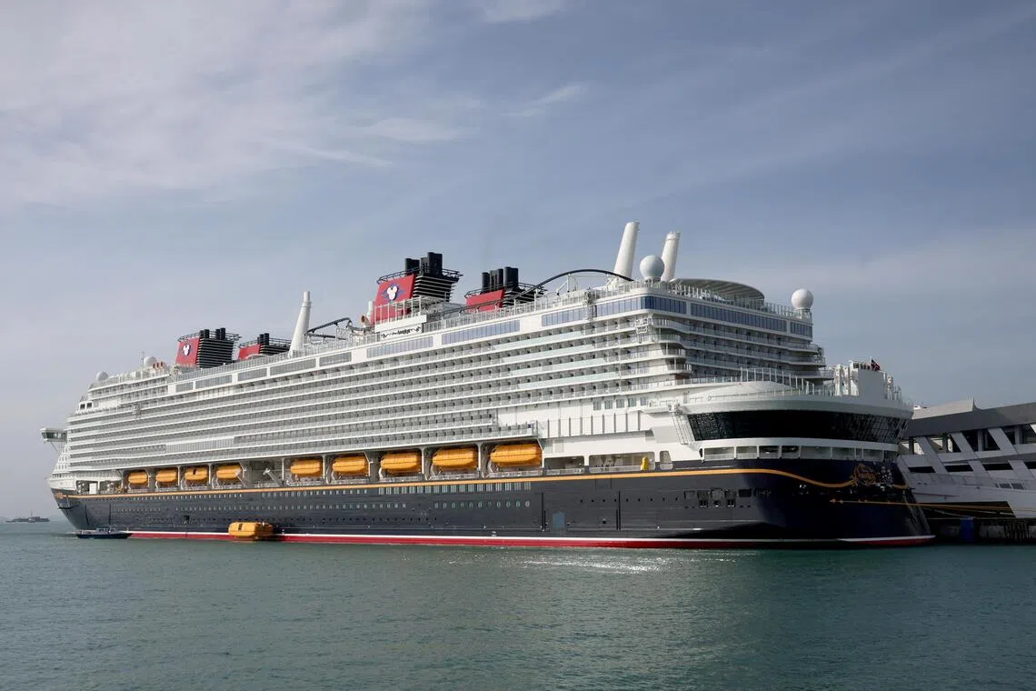 Disney Adventure offers three- and four-night sailings and is homeported in Singapore for at least five years from 2026.