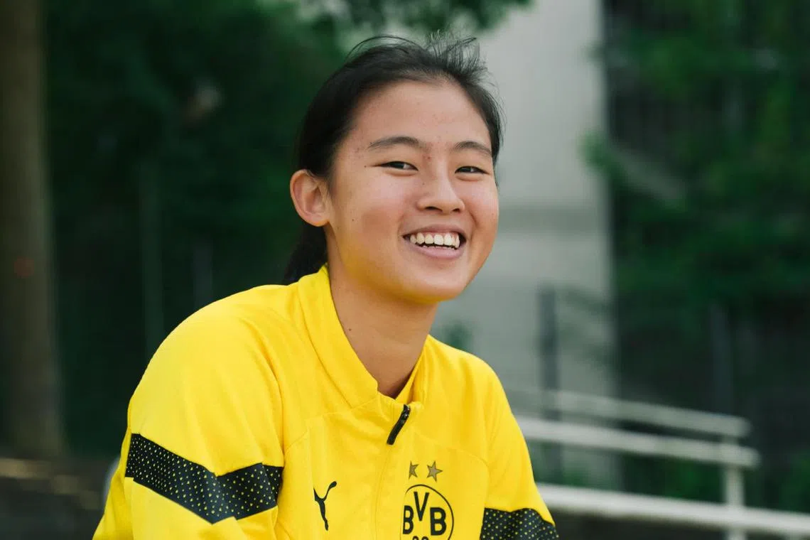 Danelle Tan is the first Asian player to join Borussia Dortmund women's team.