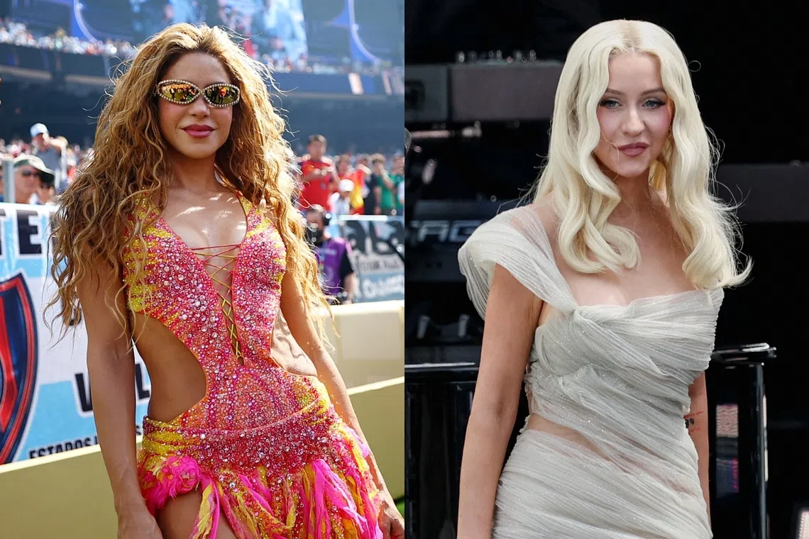 November’s Offlimits music festival featuring Shakira (left) has been cancelled, as well as Christina Aguilera’s scheduled Sept 25 concert.
