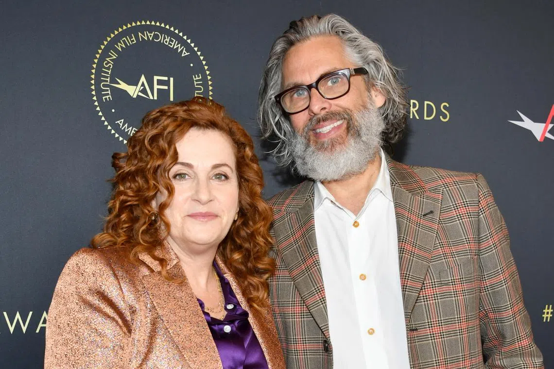 A group of US authors, including novelists Ayelet Waldman (left) and Michael Chabon has sued OpenAI in federal court in San Francisco.