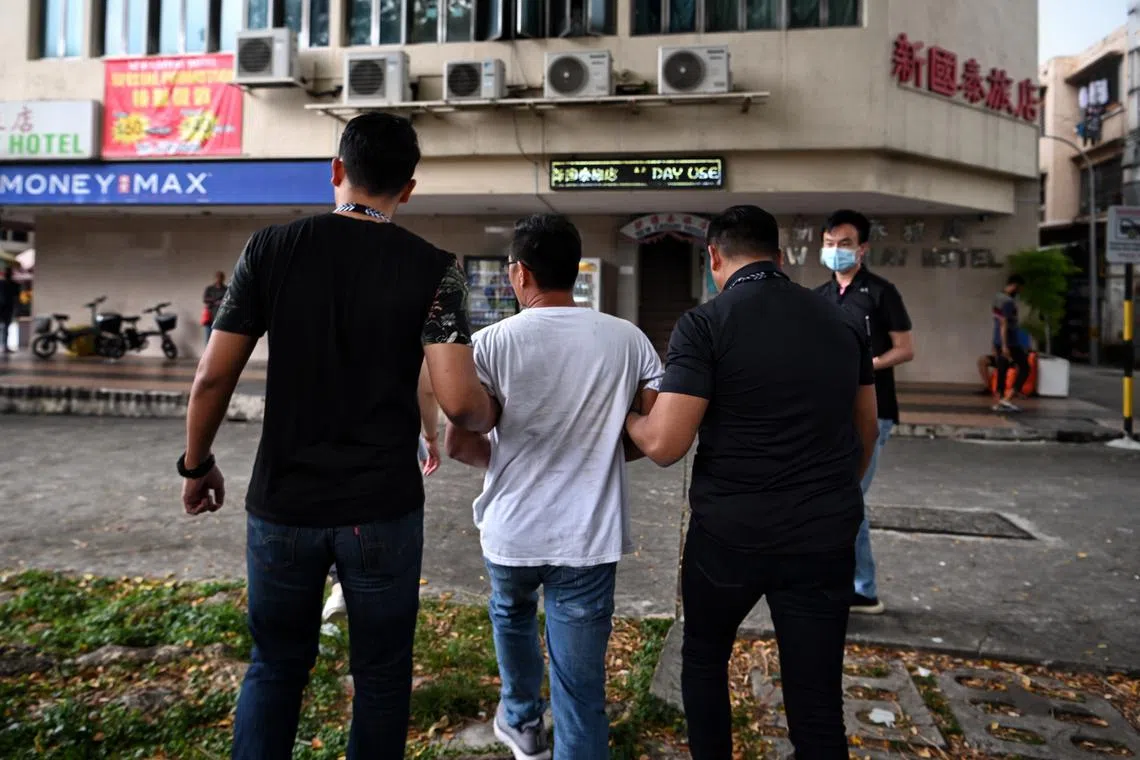 More than 640 officers were deployed to conduct checks on more than 1,500 people, out of whom 152 were arrested.