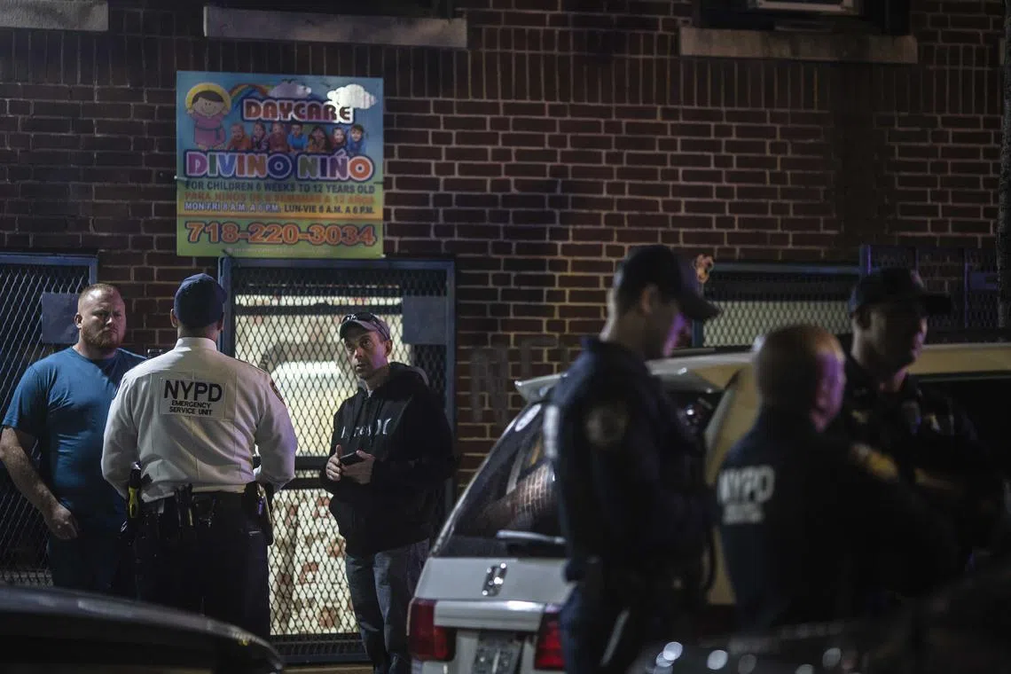 On Saturday, at least one person was in police custody and being questioned, according to the police. 