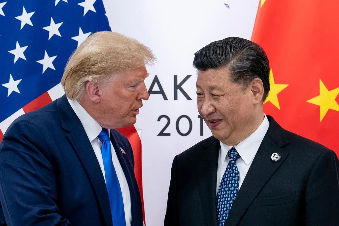 Mr Donald Trump and Mr Xi Jinping are expected to meet on Oct 30.