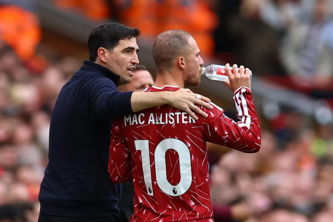 ‘Tired’ Liverpool must adapt to schedule, says Iraola