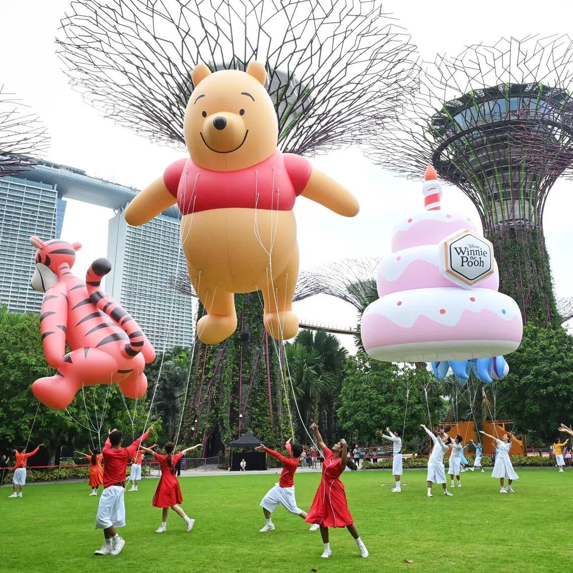 Catch the South-east Asian debut of Pooh’s Grand Friendship Party, a 10-minute song-and-dance parade. 