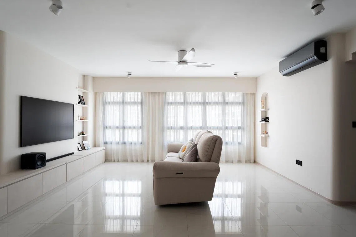 The couple exceeded their budget slightly and advised other home owners to manage their expectations.