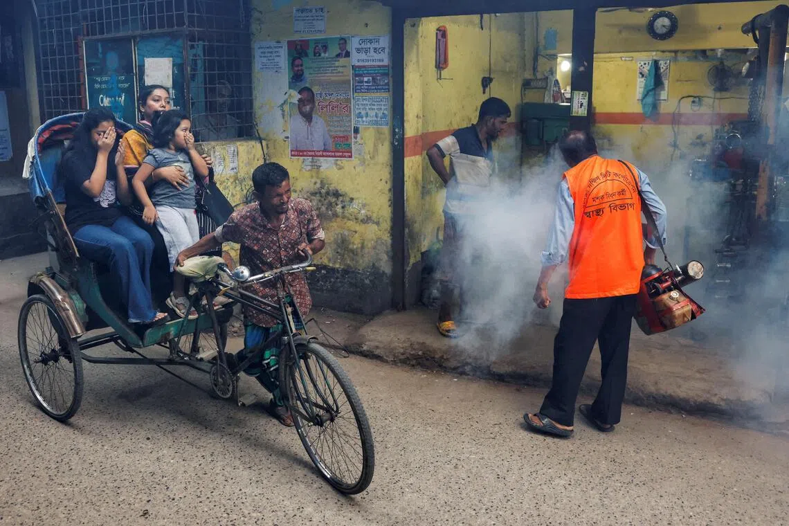 According to Bangladesh's Directorate General of Health Services, 50,689 dengue cases and 215 deaths have been reported nationwide in 2025 as of Oct 6.