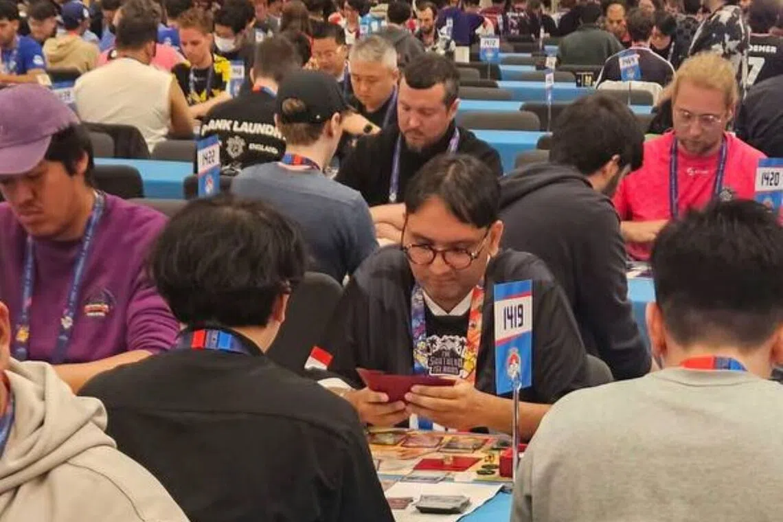 Kashvinder Singh Mann competing in the 2026 Pokemon World Championships in San Francisco in August.