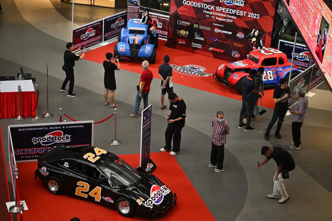 A press launch in February for the Goodstock SpeedFest, which will be held at Changi Exhibition Centre from Aug 11 to 13.