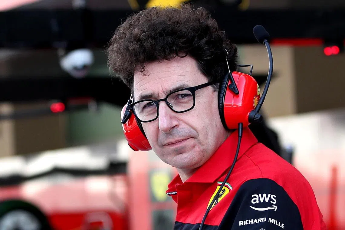 Mattia Binotto is leaving Ferrari at the end of the month after handing in his resignation in November.