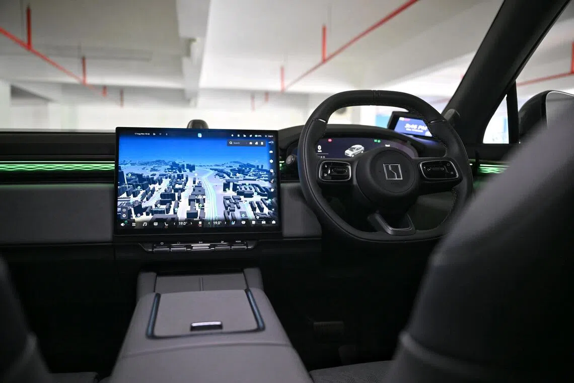 Cabin design of Zeekr 7X Long Range is tasteful and well-finished.