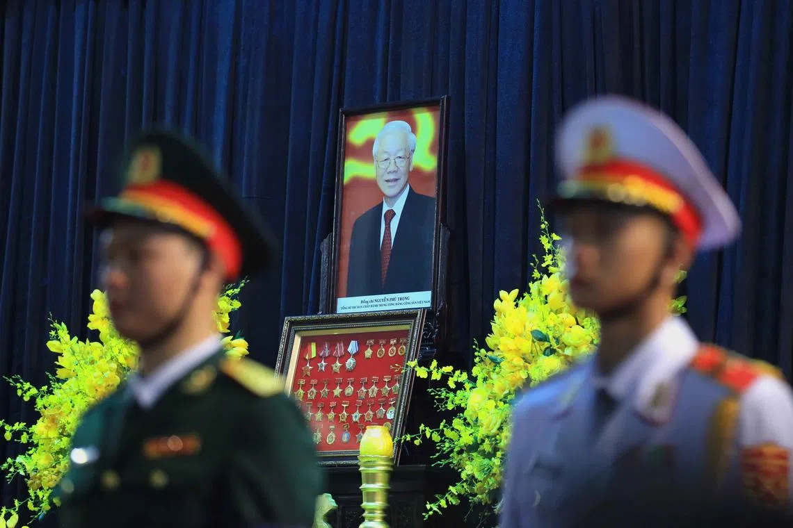 Communist Party chief Nguyen Phu Trong was viewed as the nation’s most powerful leader.