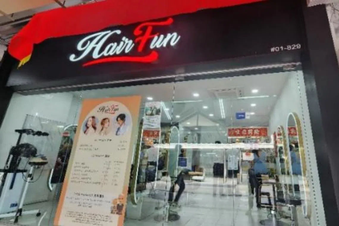 The Competition and Consumer Commission of Singapore conducted unannounced visits to the branches of HairFun salon.