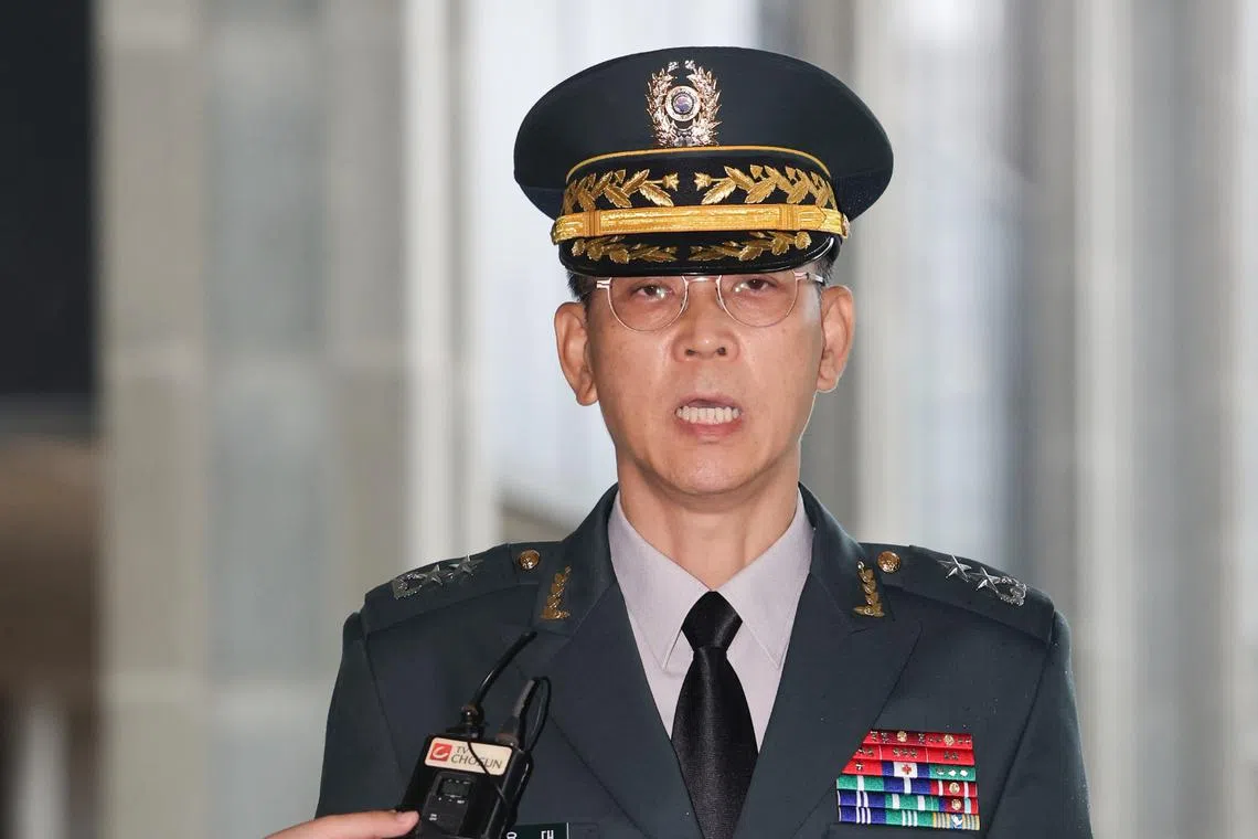 The chief of the Drone Operations Command, Kim Yong-dae, was arrested on July 18 without a court warrant.